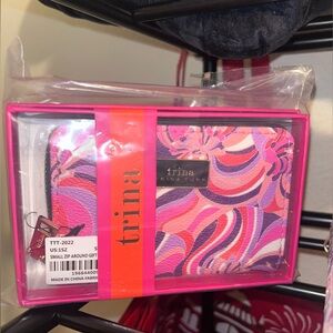 Trina Turk Zip Around Wallet In Gift Box NWT